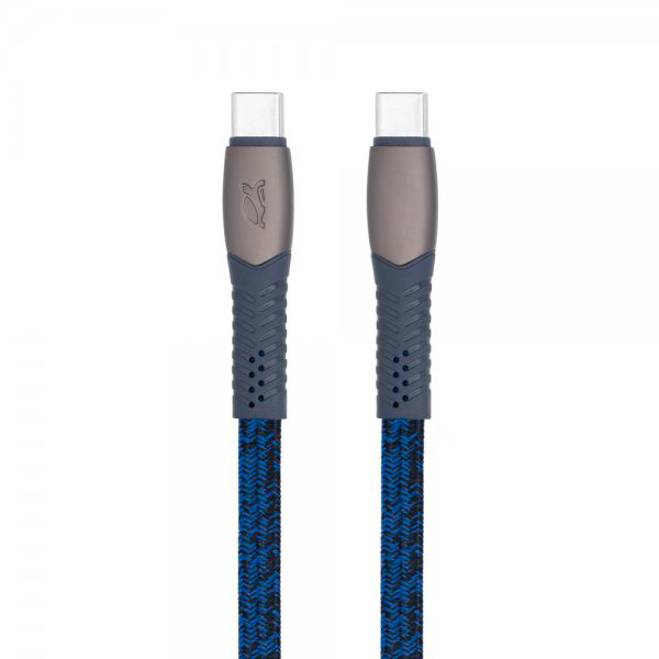 Ціна кабель RivaCase USB 2.0 Type-C/Type-C, 1.2 м, 3А, 60 Вт (PS6105 BL12) в Житомирі