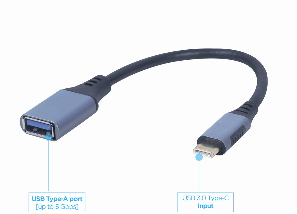 в продаже Дата кабель OTG Cablexpert OTG USB 3.0, AF/Type-C, 0.15 м (A-USB3C-OTGAF-01) - фото 3