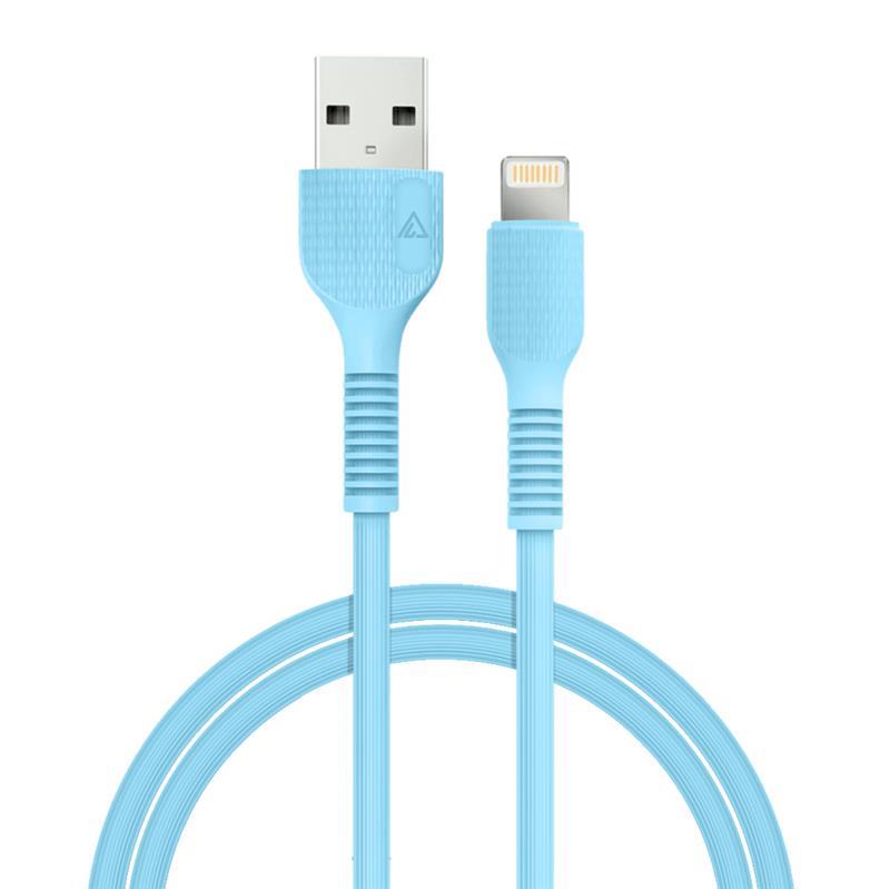 Кабель ACCLAB AL-CBCOLOR-L1BL USB-Lightning 1.2м Blue (1283126518188) в интернет-магазине, главное фото