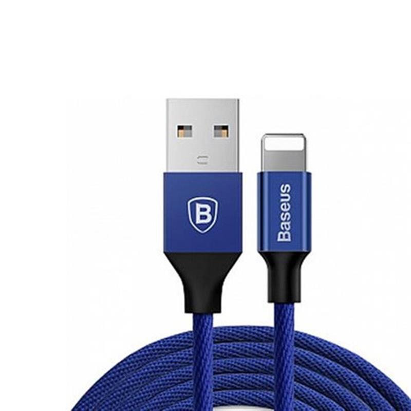Кабель Baseus Yiven USB-Lightning 1.8м Navy Blue (CALYW-A13) ціна 197.00 грн - фотографія 2