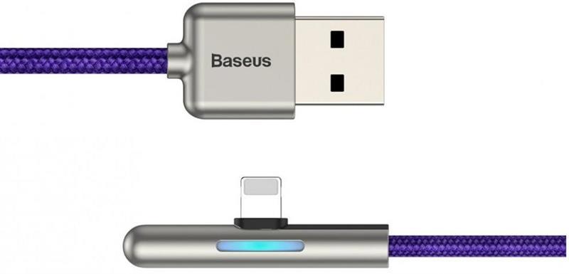 в продажу Кабель Baseus Iridescent Lamp Mobile Game USB3.1-Lightning 1.5A, 2м, Purple (CAL7C-B05) - фото 3