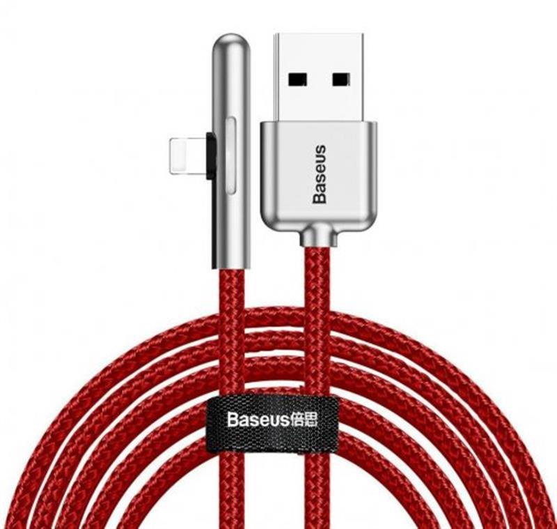 Кабель Baseus Iridescent Lamp Mobile Game USB3.1-Lightning 1.5A, 2м, Red (CAL7C-B09) в інтернет-магазині, головне фото