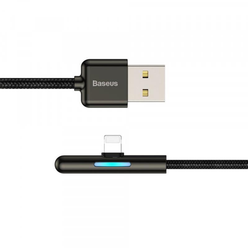 Кабель Baseus Iridescent Lamp Mobile Game USB3.1-Lightning 1.5A, 2м, Black (CAL7C-B01) ціна 269.00 грн - фотографія 2