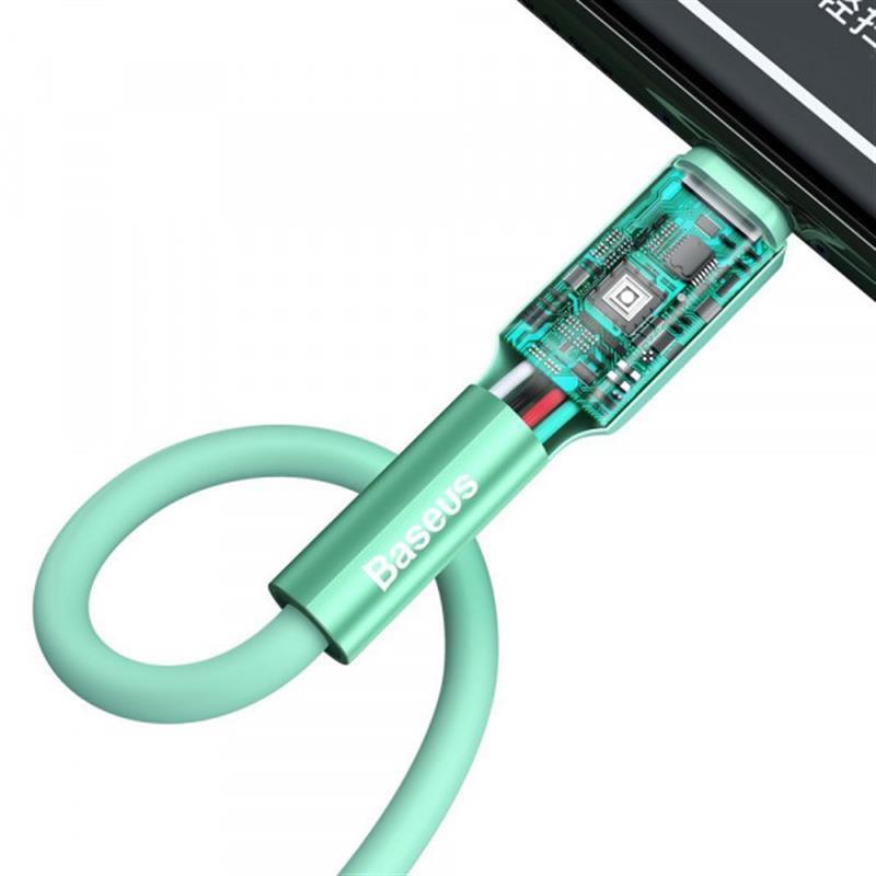 продаємо Baseus Silica gel USB3.1-Lightning, 1м, Green (CALGJ-06) в Україні - фото 4