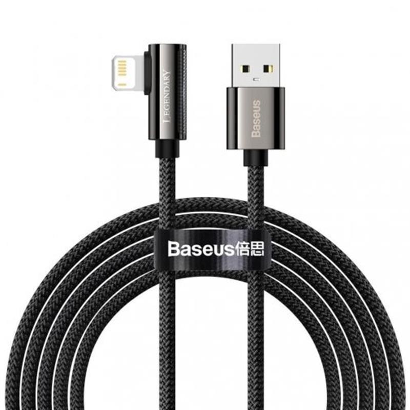 Кабель Baseus Legend Series Elbow USB-Lightning, 2м, Black (CALCS-A01) в интернет-магазине, главное фото