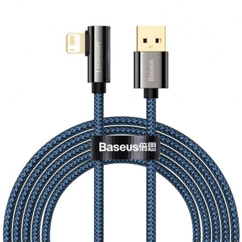 Кабель Baseus Legend Series Elbow USB-Lightning, 1м, Blue (CACS000003) в інтернет-магазині, головне фото