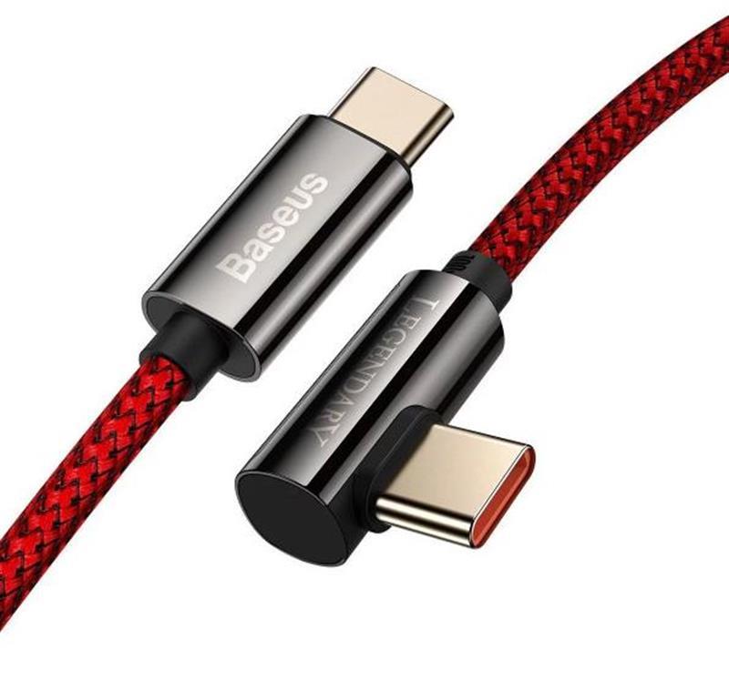 в продажу Кабель Baseus Legend Series Elbow USB-C-USB-C, 1м, Red (CACS000609) - фото 3