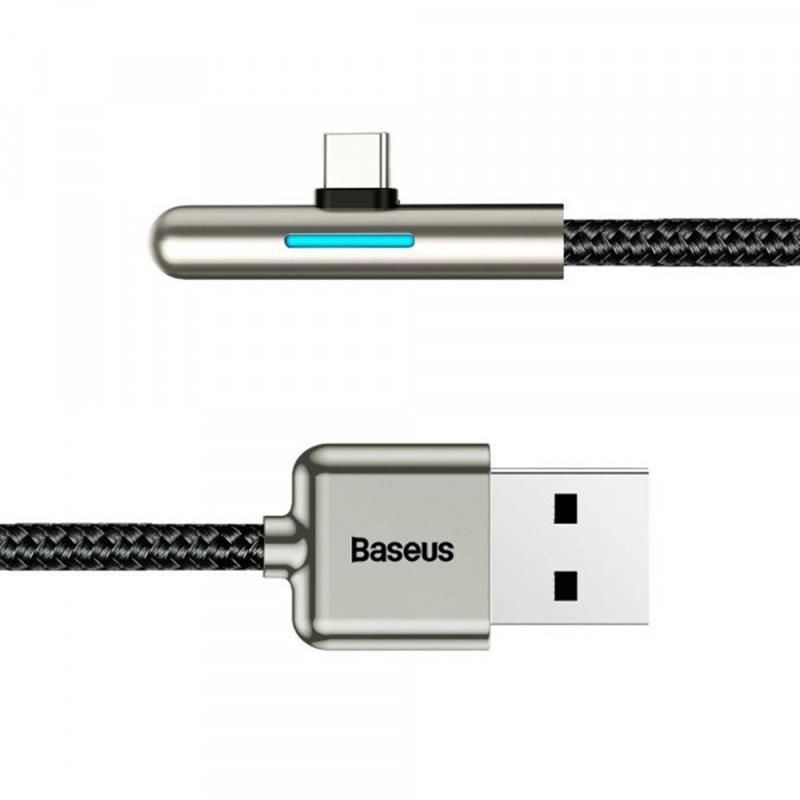 в продажу Кабель Baseus Iridescent Lamp Mobile Game USB3.1-USB Type-C, 2м, Black (CAT7C-C01) - фото 3