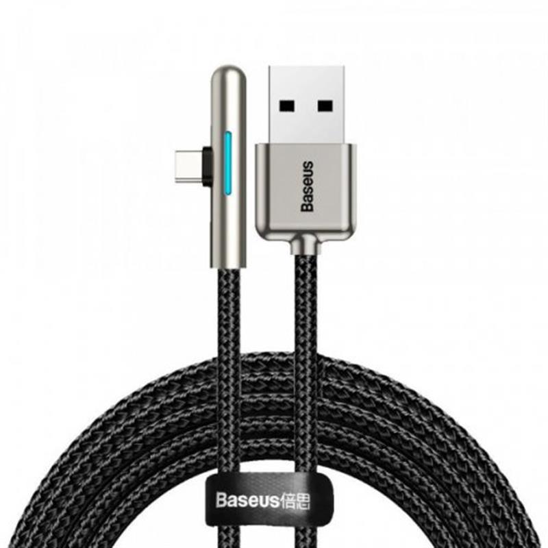 Характеристики кабель Baseus Iridescent Lamp Mobile Game USB3.1-USB Type-C, 2м, Black (CAT7C-C01)