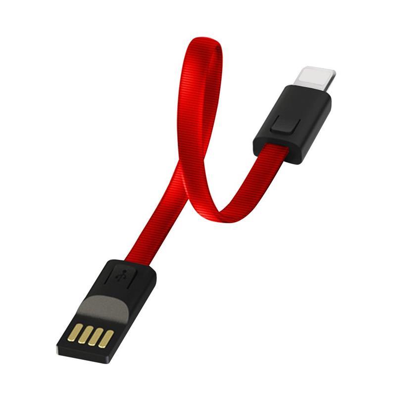 в продажу Кабель ColorWay USB-Lightning, 2.4А, 0.22м, Red (CW-CBUL021-RD) - фото 3