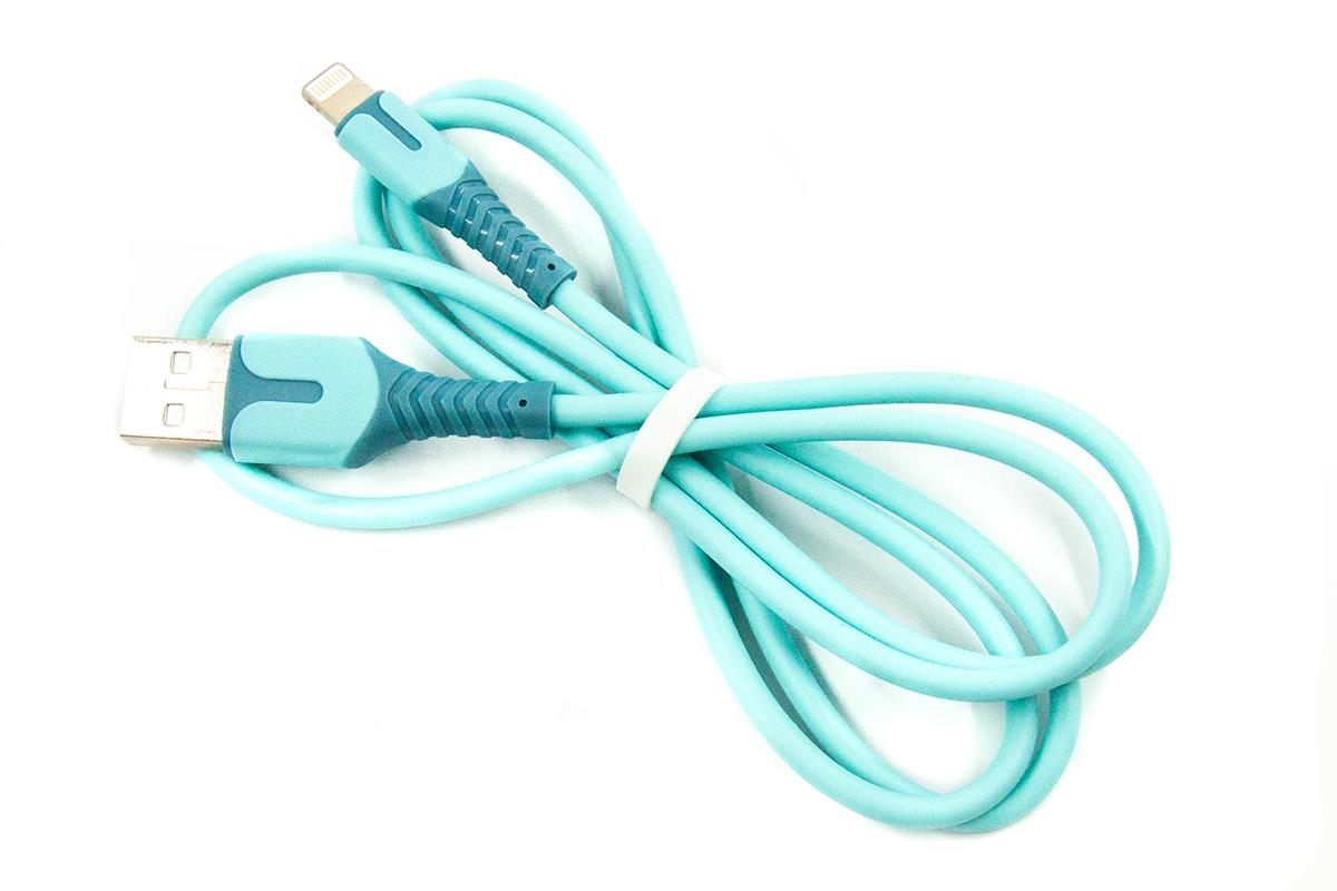 Dengos USB-Lightning 1м Blue (PLS-L-IND-SOFT-BLUE)