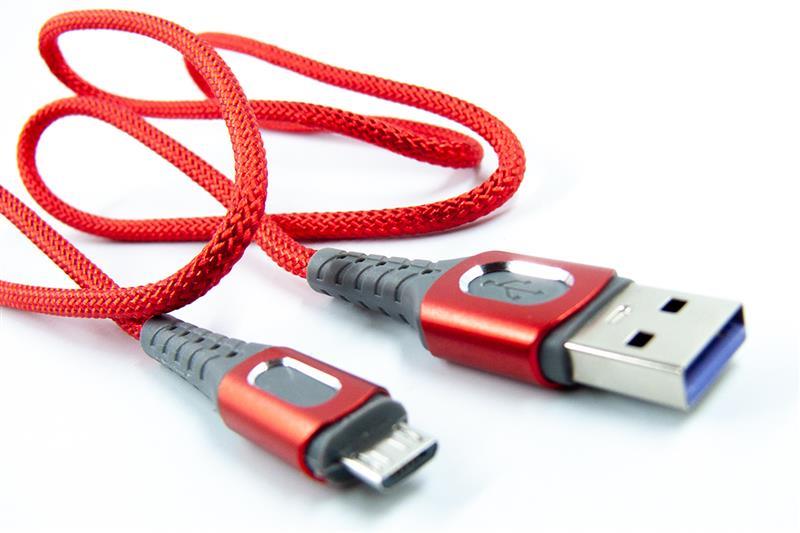 в продаже Кабель Dengos USB-microUSB 1м Red (NTK-M-LP-RED) - фото 3