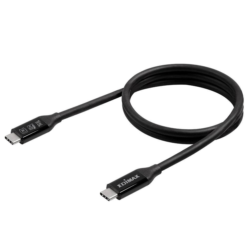Відгуки кабель Edimax UC4-010TB Thunderbolt3 1.0м (USB-C to USB-C, 40Gbps)
