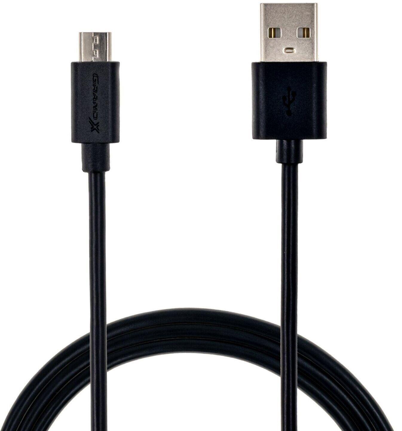 Кабель Grand-X USB-microUSB, Cu, 2.5м Black (PM025B) box цена 143.00 грн - фотография 2