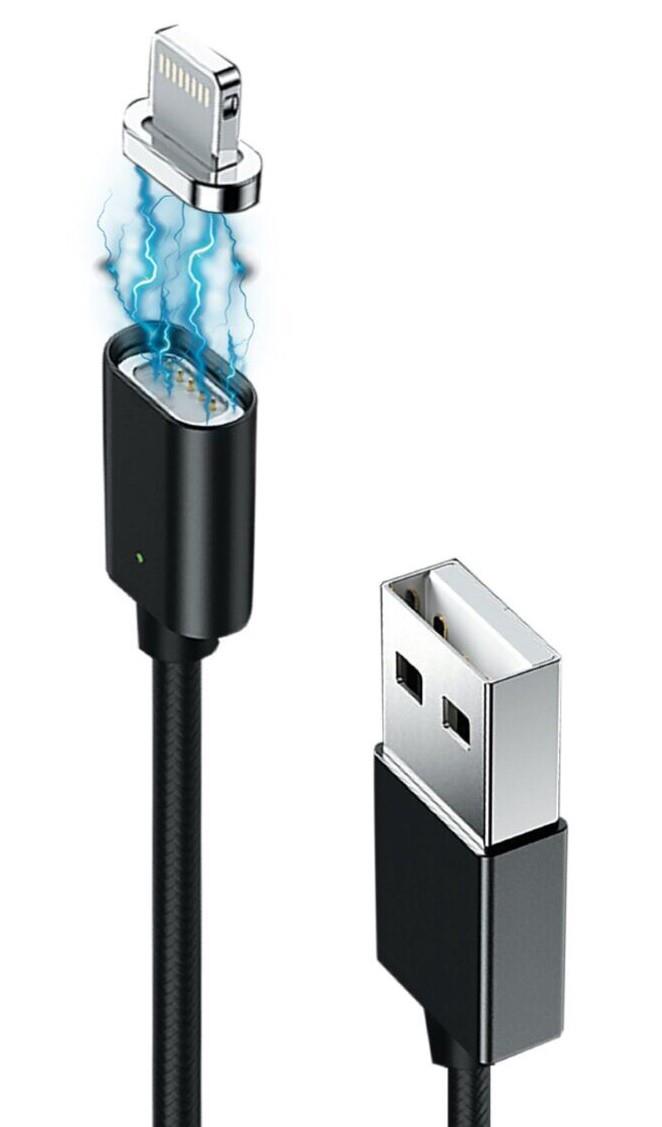 Кабель Grand-X USB-Lightning, 1м, Black (MG-01L) в інтернет-магазині, головне фото