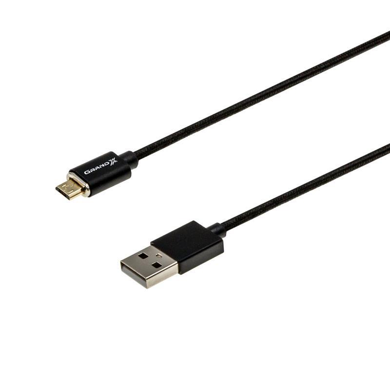 Кабель Grand-X USB-microUSB, 1м, Black (MG-01M) інструкція - зображення 6