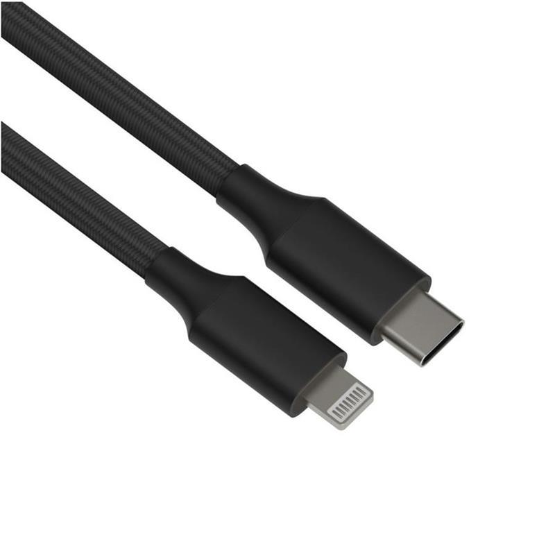 HP USB-C - Lightning, PD3.0, 1м, Black (DHC-MF103-1M)