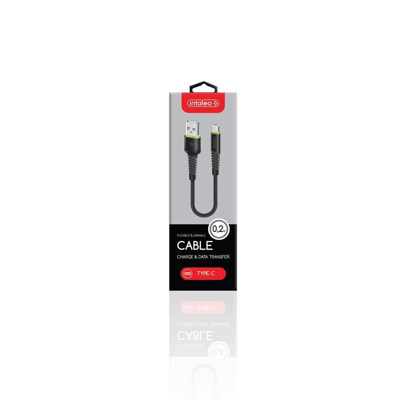 продаємо Intaleo CBFLEXT0 USB-USB Type-C 0.2м Black (1283126487446) в Україні - фото 4