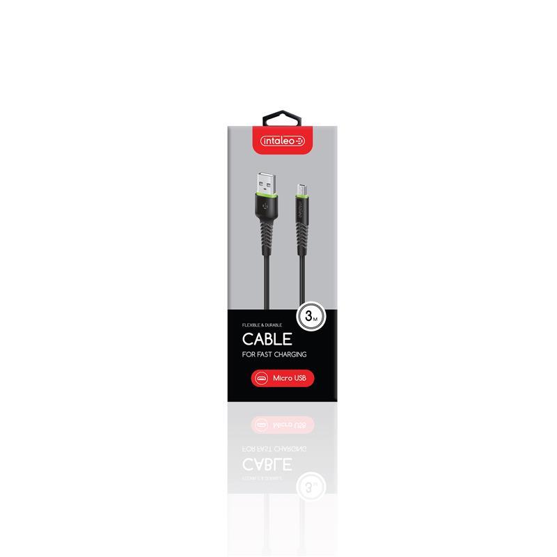 продаём Intaleo CBFLEXM3 USB-microUSB 3м Black (1283126487491) в Украине - фото 4