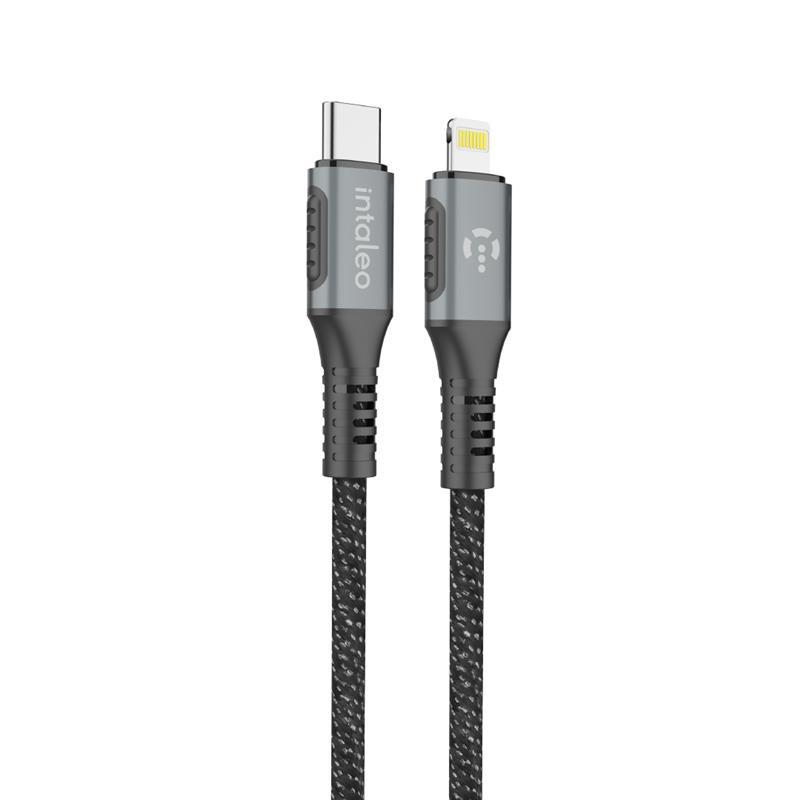 Intaleo CBGPD30WTL1 USB-Lightning 1.2м Grey (1283126518089)