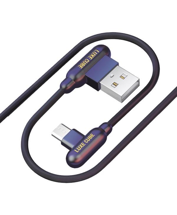 Цена кабель Luxe Cube Game USB-microUSB, 1м, Black (8886668686143) в Кривом Роге