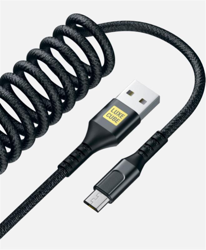 Luxe Cube Dynamic USB-micro USB, 1.5м, Black (4446689101236)