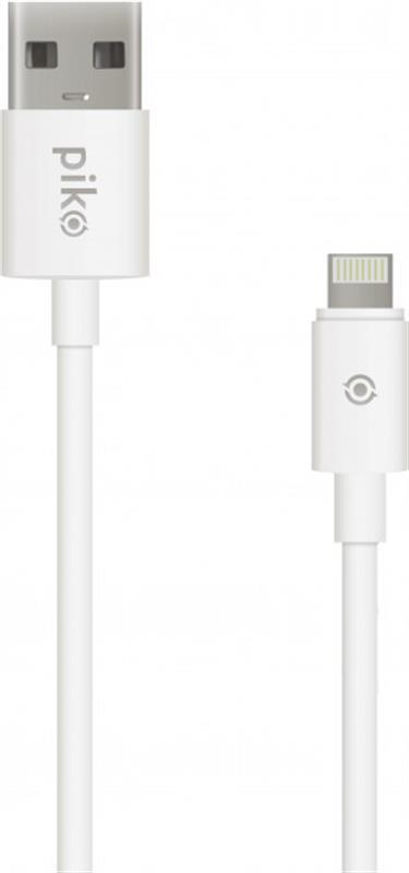 Кабель Piko CB-UL11 USB-Lightning 1.2м White (1283126496165) в інтернет-магазині, головне фото