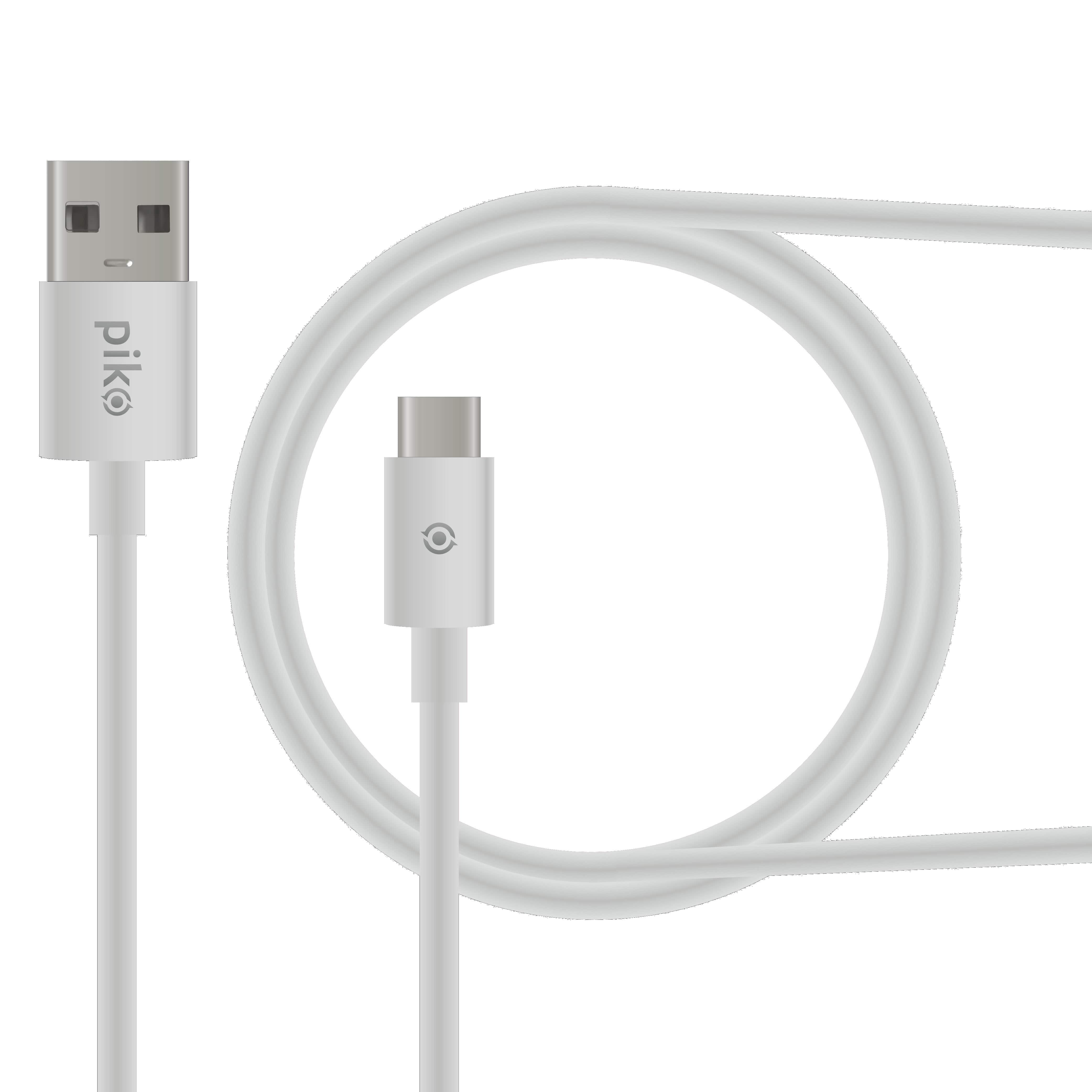 Кабель Piko CB-UT11 USB-USB Type-C 1.2м White (1283126477522) в інтернет-магазині, головне фото