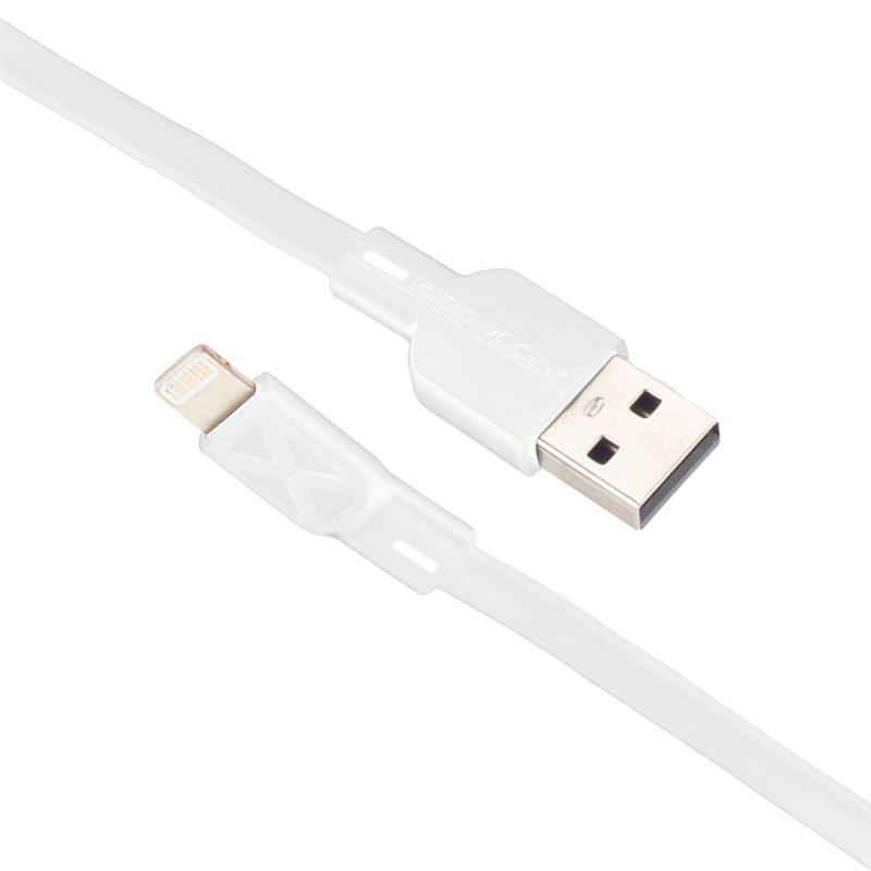 Кабель Proda PD-B18i  USB-Lightning, 1м, White ціна 129 грн - фотографія 2