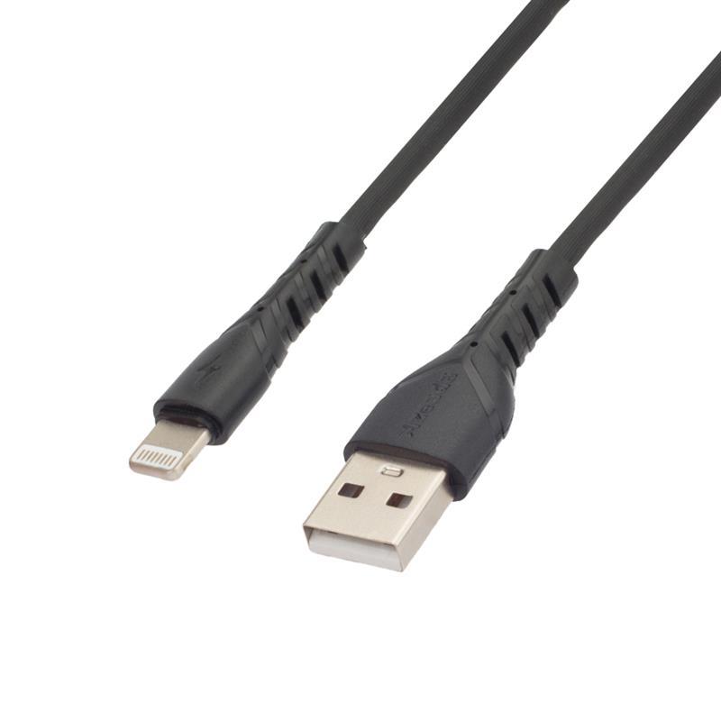 Кабель Proda PD-B47i USB-Lightning, 1м, Black ціна 168 грн - фотографія 2