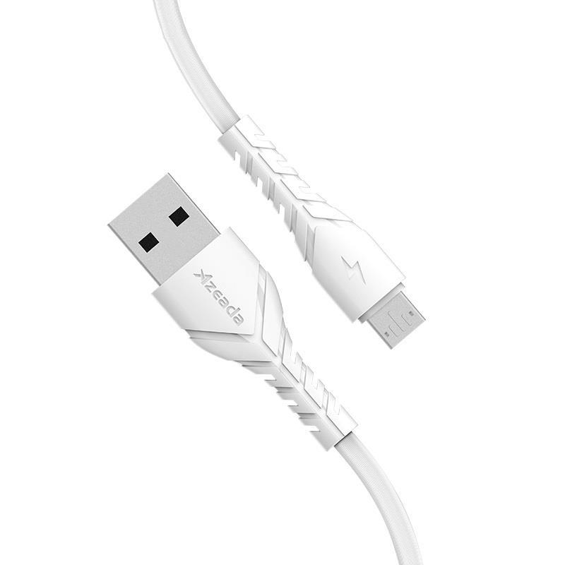 Кабель Proda PD-B47m USB-microUSB, 1м, White ціна 155 грн - фотографія 2