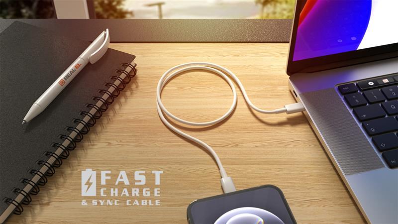 Кабель Real-El USB-C-Lightning, 2м White (4743304104697) інструкція - зображення 6