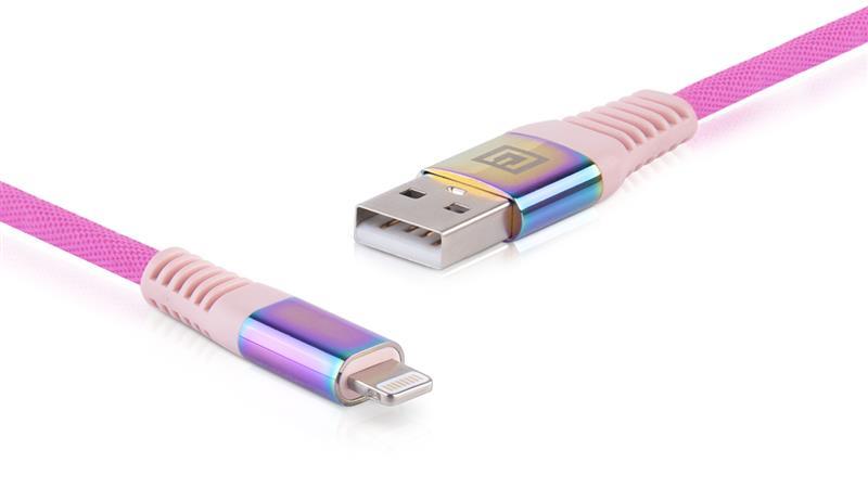 Кабель Real-El Rainbow USB-Lightning 1m (4743304104703) цена 400 грн - фотография 2