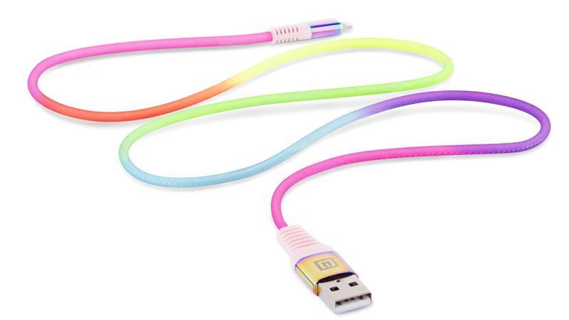 в продаже Кабель Real-El Rainbow USB-Lightning 1m (4743304104703) - фото 3