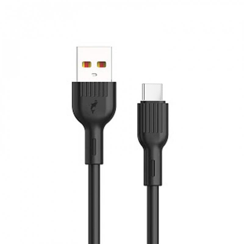 Кабель SkyDolphin S03T USB - Type-C 1м, Black (USB-000418) в интернет-магазине, главное фото
