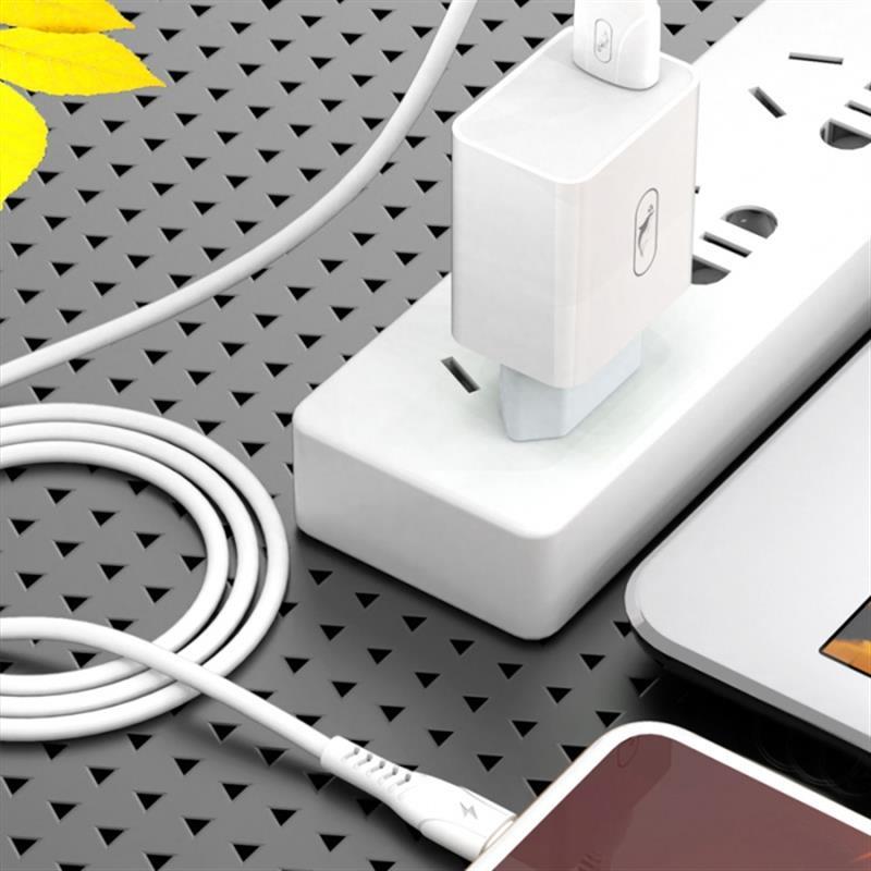 Кабель SkyDolphin S08V USB - microUSB 1м, White (USB-000564) ціна 168 грн - фотографія 2