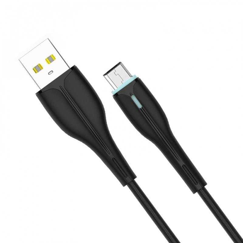 Кабель SkyDolphin S48V USB - microUSB 1м, Black (USB-000426) цена 220 грн - фотография 2