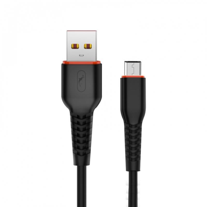 Кабель SkyDolphin S54V Soft USB - microUSB 1м, Black (USB-000432) в интернет-магазине, главное фото