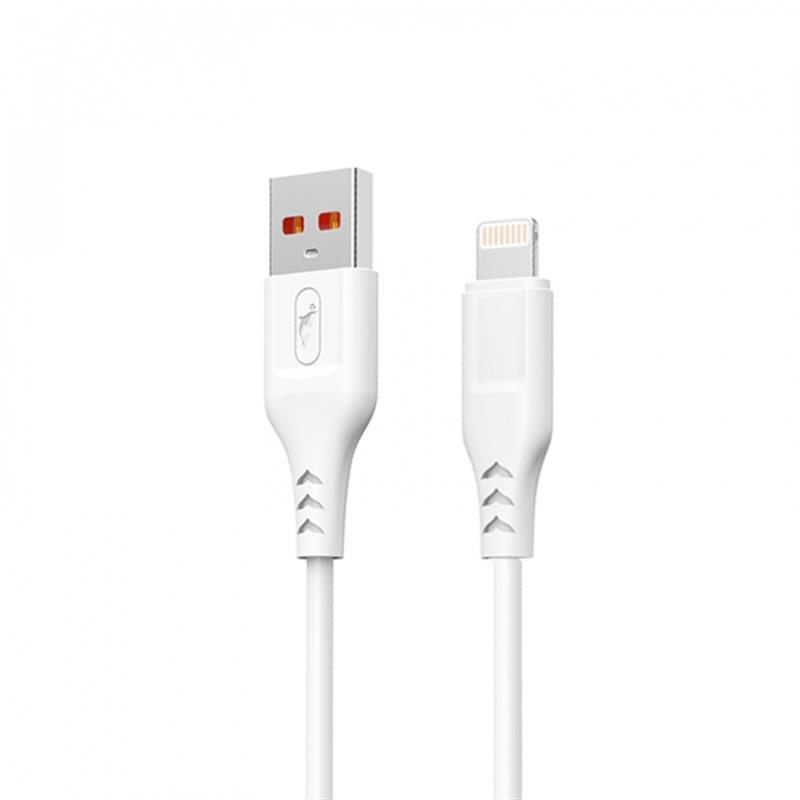 Кабель SkyDolphin S61LB USB - Lightning 2м, White (USB-000574) в інтернет-магазині, головне фото