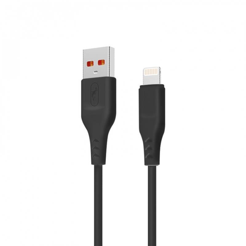 Характеристики кабель SkyDolphin S61L USB - Lightning 1м, Black (USB-000573)