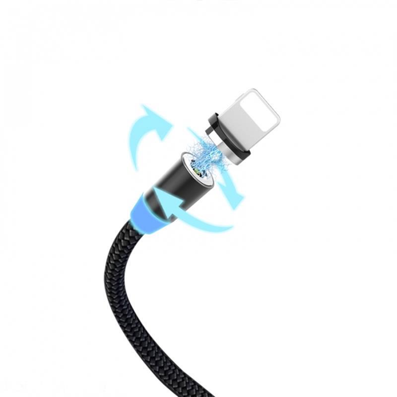 в продаже Кабель SkyDolphin S59L Magnetic USB - Lightning 1м, Black (USB-000440) - фото 3