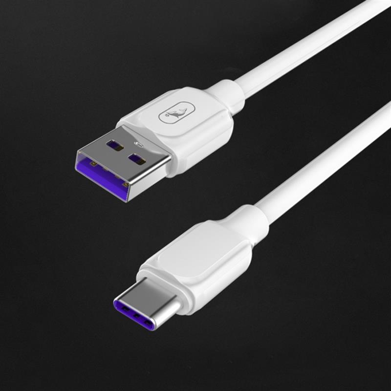 в продажу Кабель SkyDolphin S56T Super Fast TPE USB - Type C 1м, White (USB-000572) - фото 3