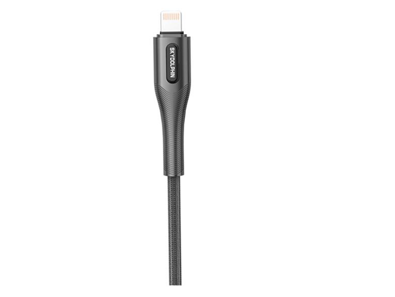 SkyDolphin S01L USB - Lightning 1м, Black (USB-000581)