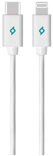 Кабель Ttec USB-C-Lightning, 1.5м White MFi (2DKM04B)
