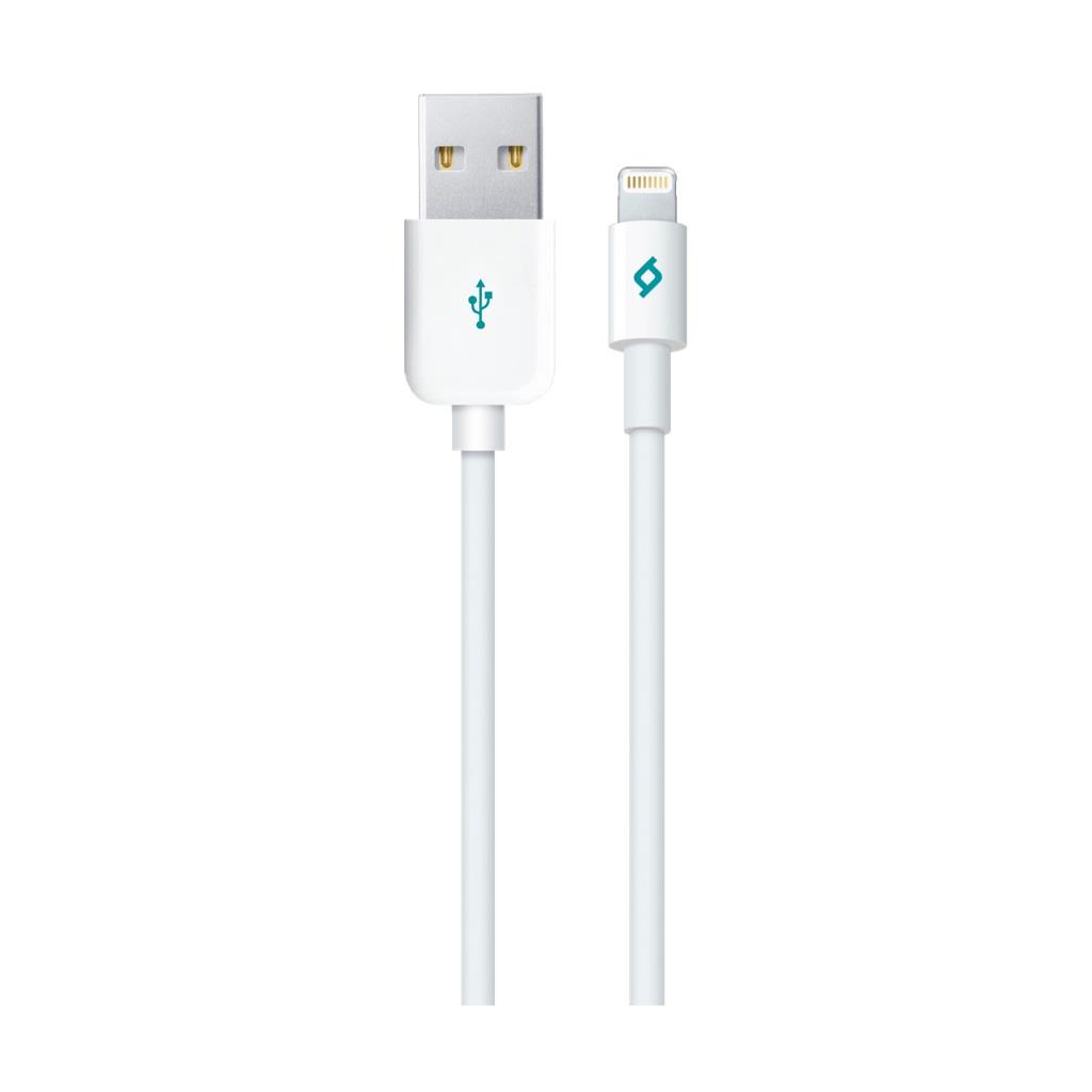 Ttec USB - Lightning, 1.2м, White, MFi (2DKM01B)