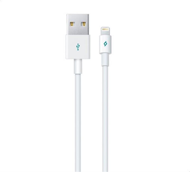 Кабель Ttec USB - Lightning, 1м, White (2DK7508B)