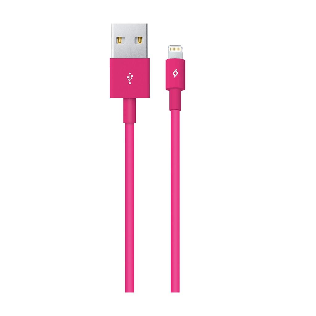 Кабель Ttec USB - Lightning, 1м, Pink (2DK7508P)