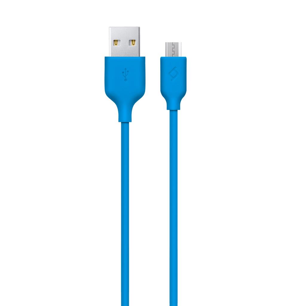 Ttec USB - мicroUSB 1.2м, Blue (2DK7530M)