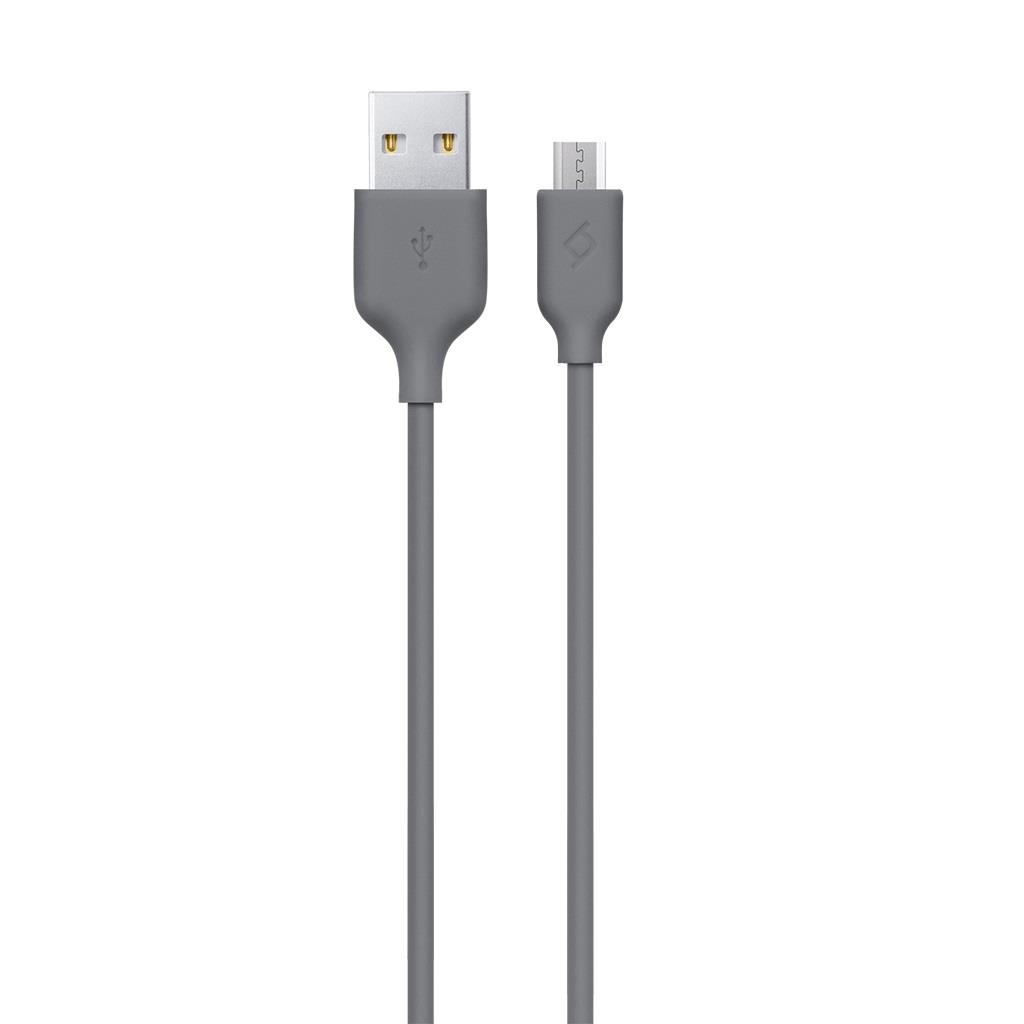 Ttec USB - мicroUSB 1.2м, Gray (2DK7530GR)