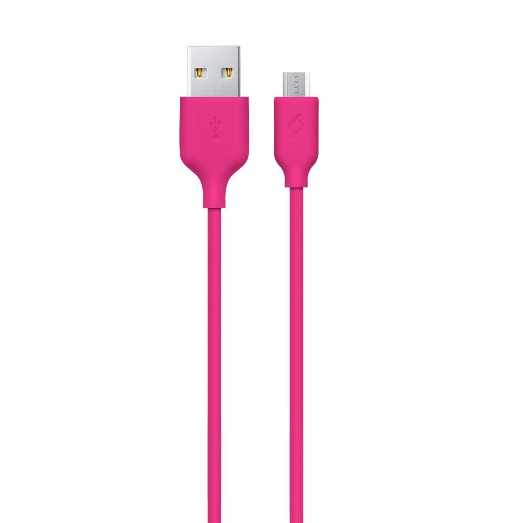 Кабель Ttec USB - мicroUSB 1.2м, Pink (2DK7530P) в интернет-магазине, главное фото